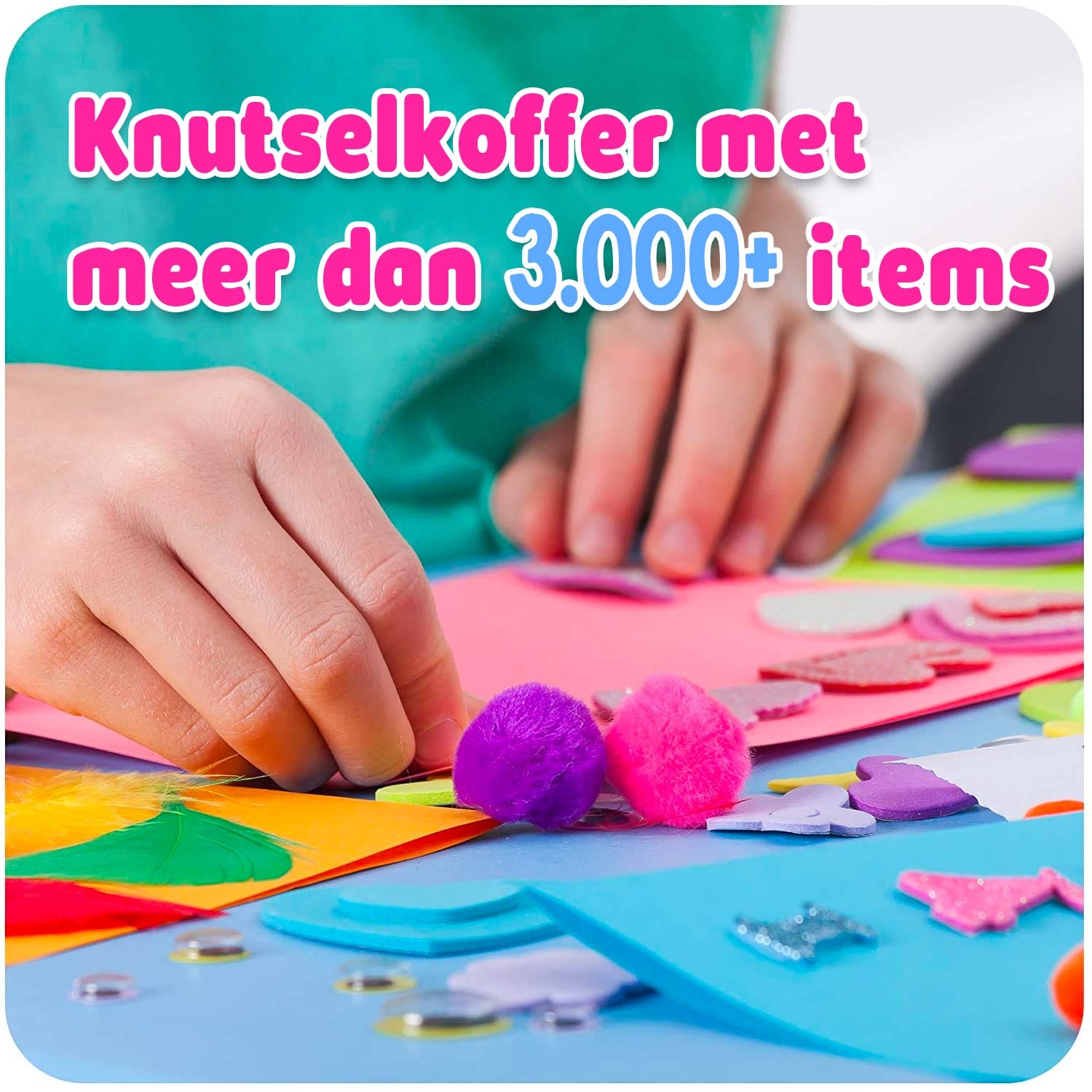 Knutselkoffer Unicorn Glitter XXL