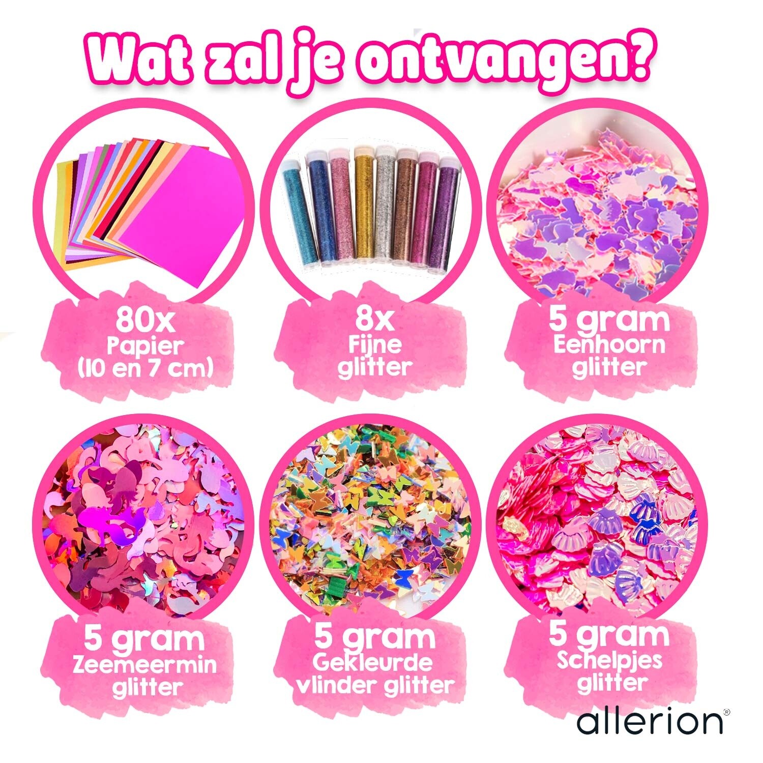 Knutselkoffer Unicorn Glitter XXL