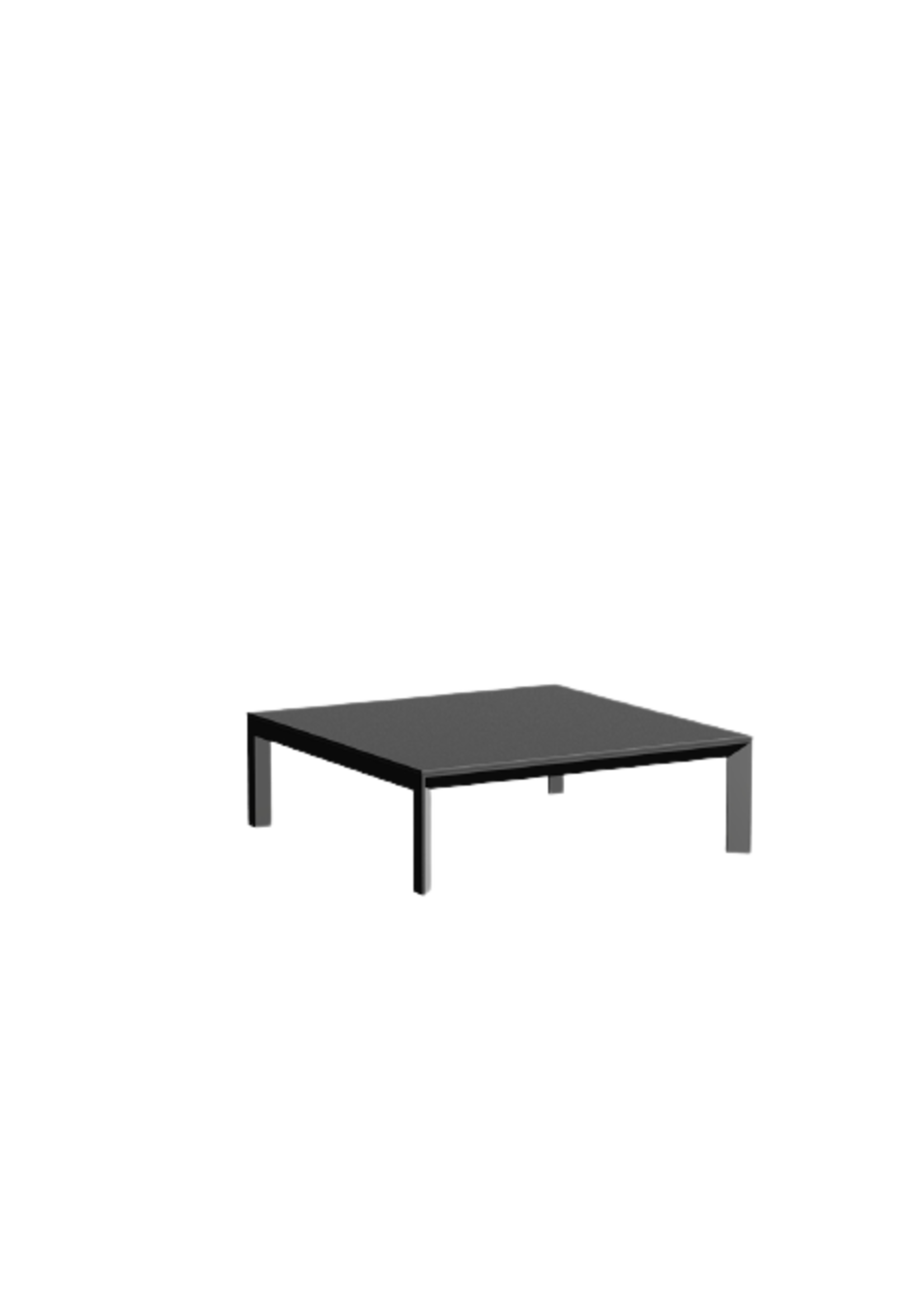 Vondom Frame Aluminium Table 100x100x32