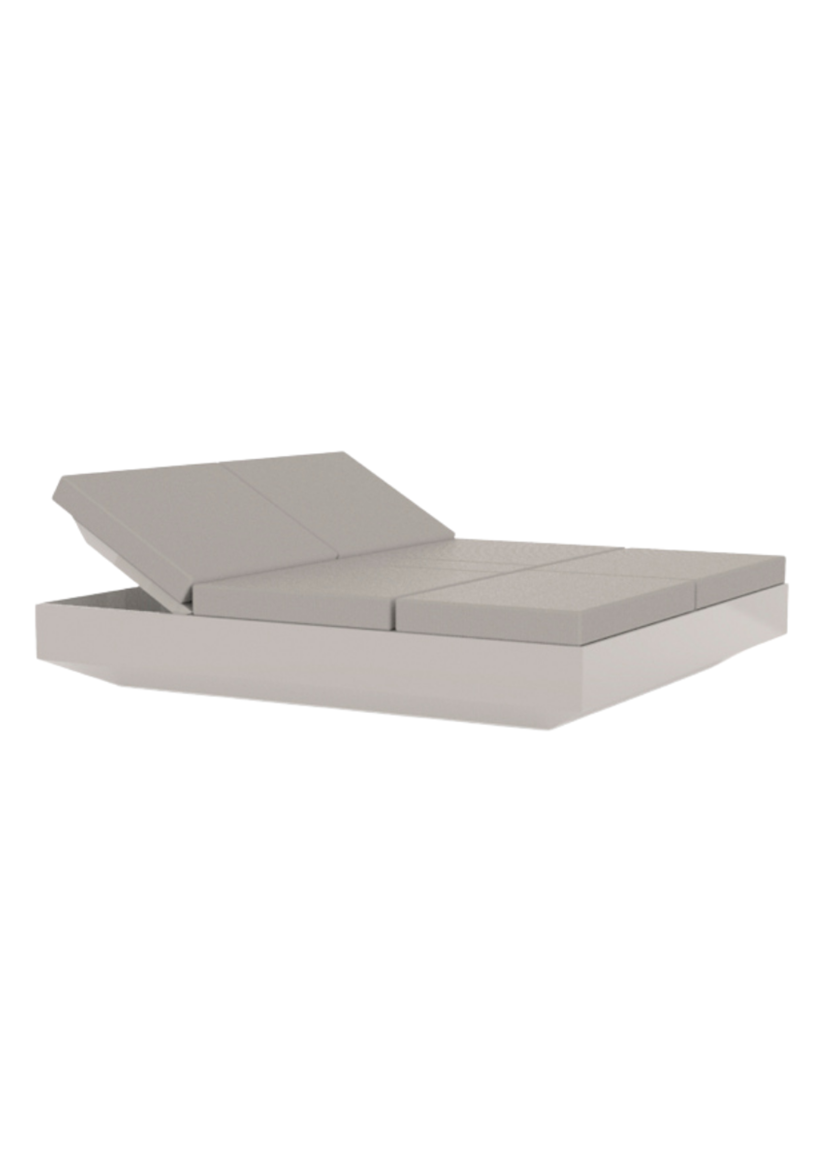 Vondom Vela Square Daybed with 4 reclining backrests