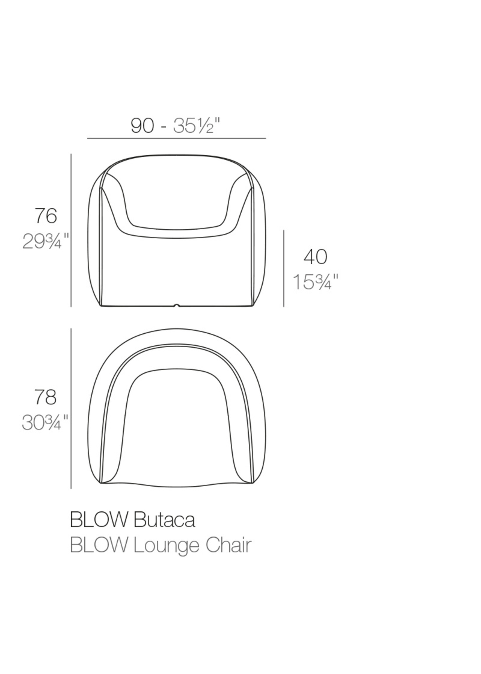 Vondom Blow Lounge Chair