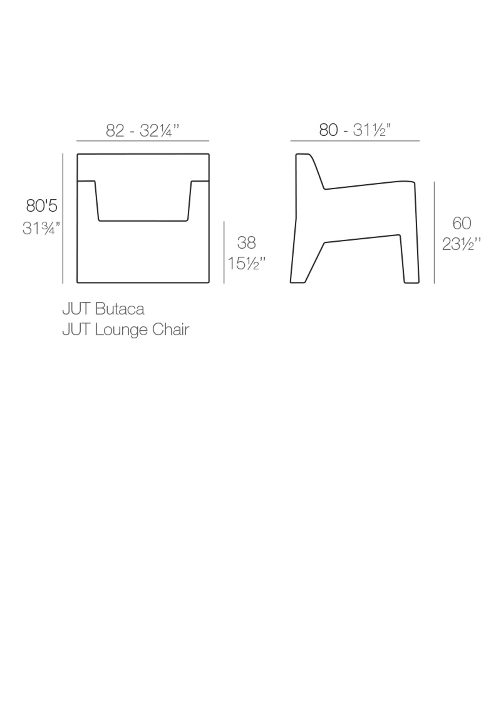 Vondom Jut Lounge Chair 82x80x80