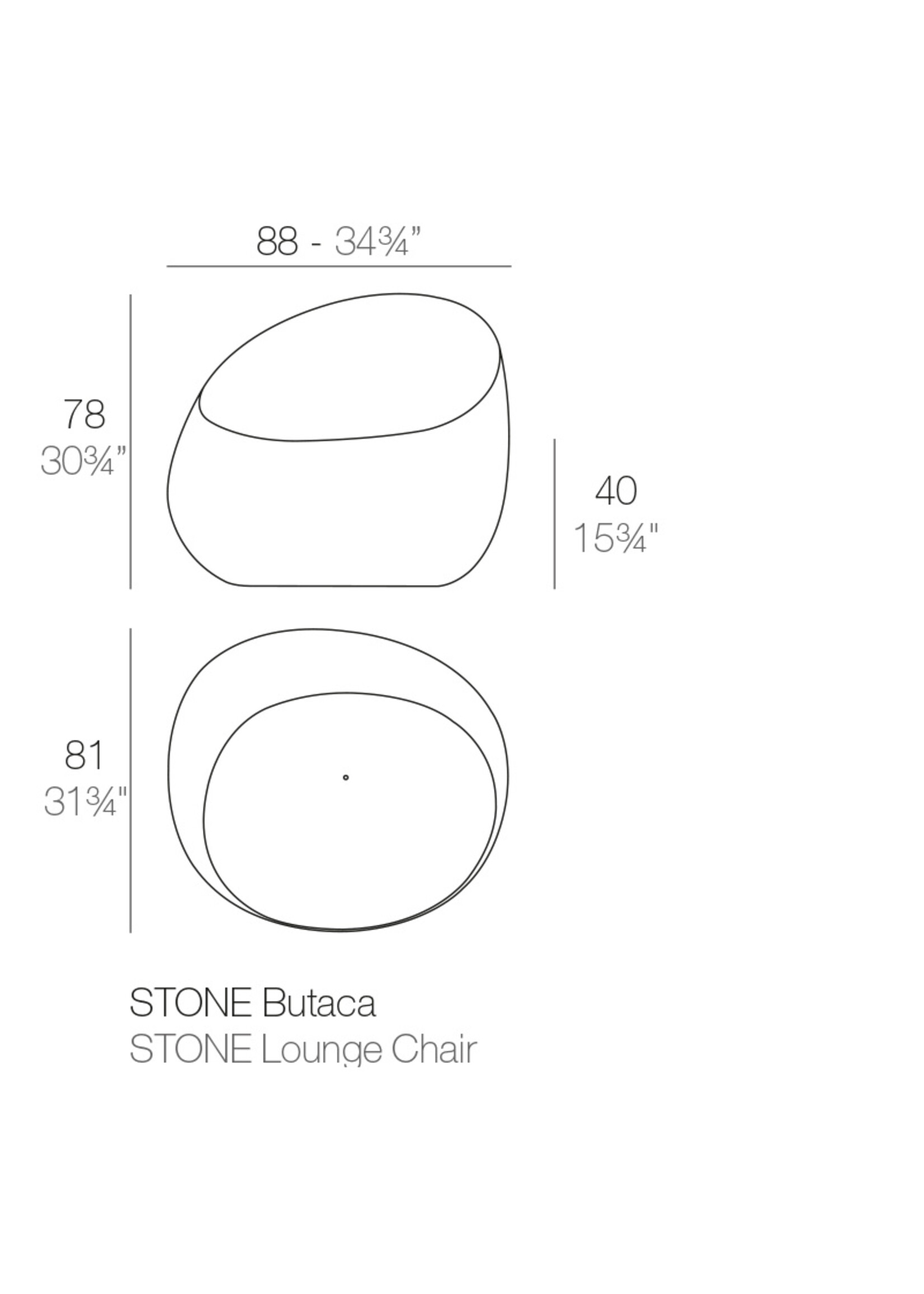 Vondom Stone Loungechair