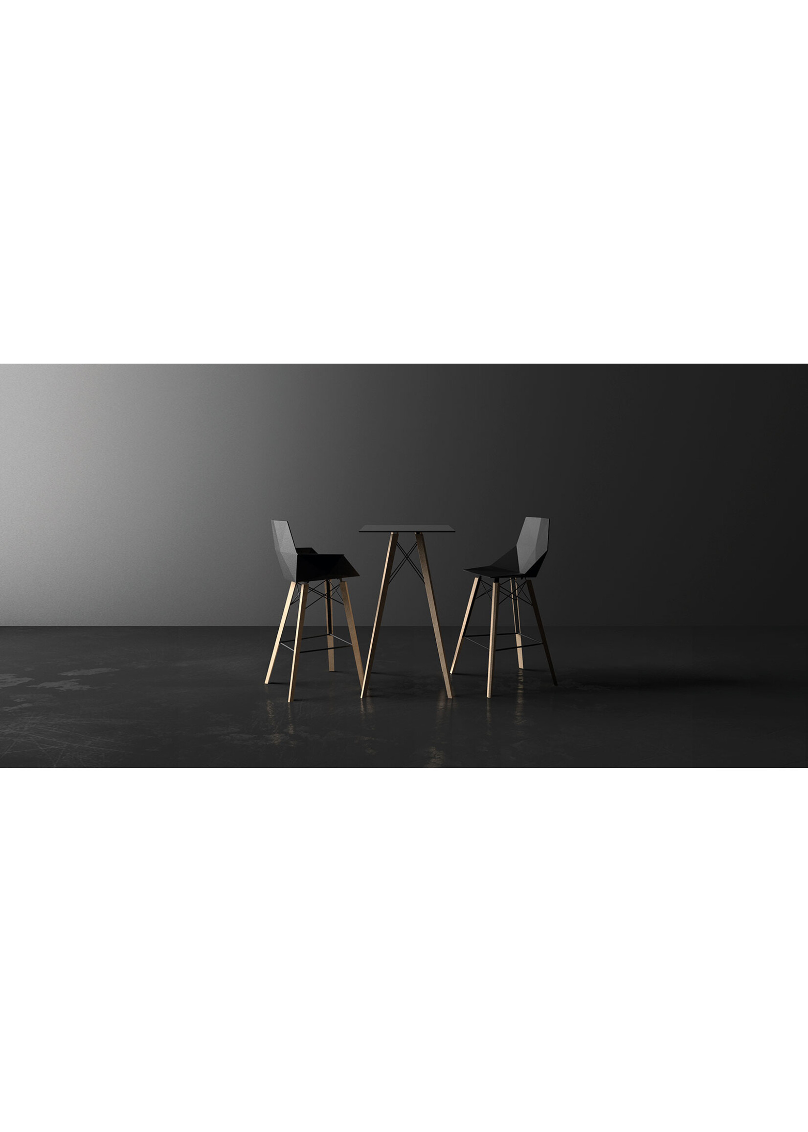 Vondom Faz Bar Stool Wood