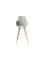 Vondom Faz Counter Stool Wood with Arm