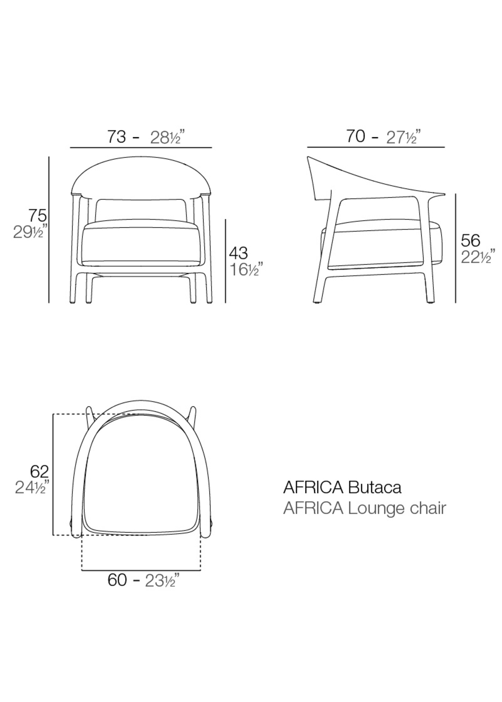 Vondom Africa Lounge Chair
