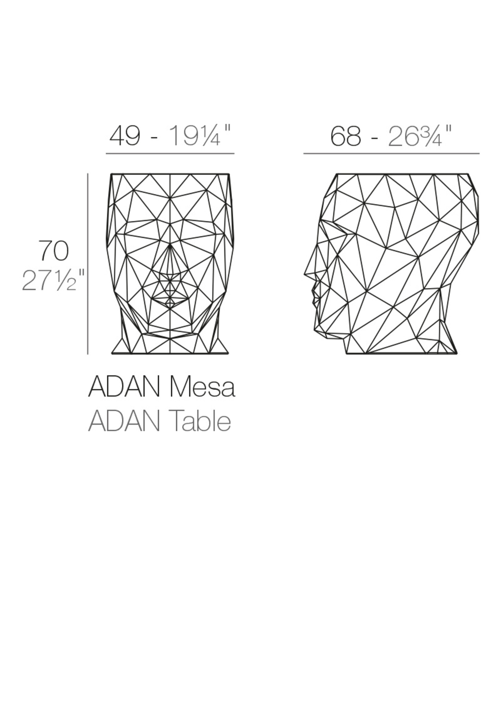 Vondom Adan Table