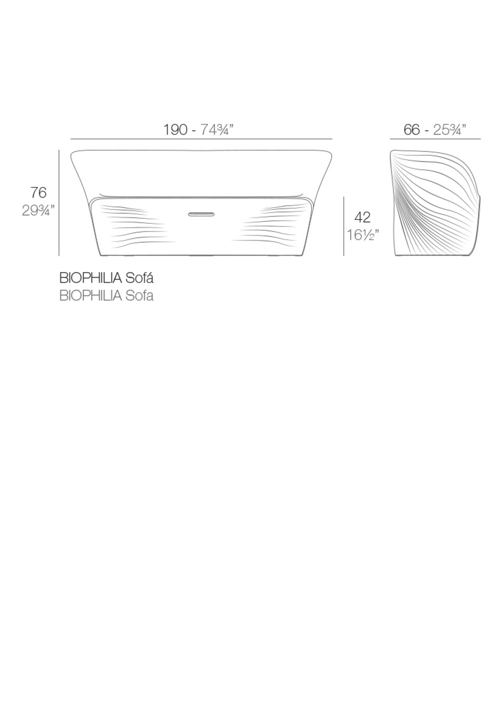 Vondom Biophilia Sofa