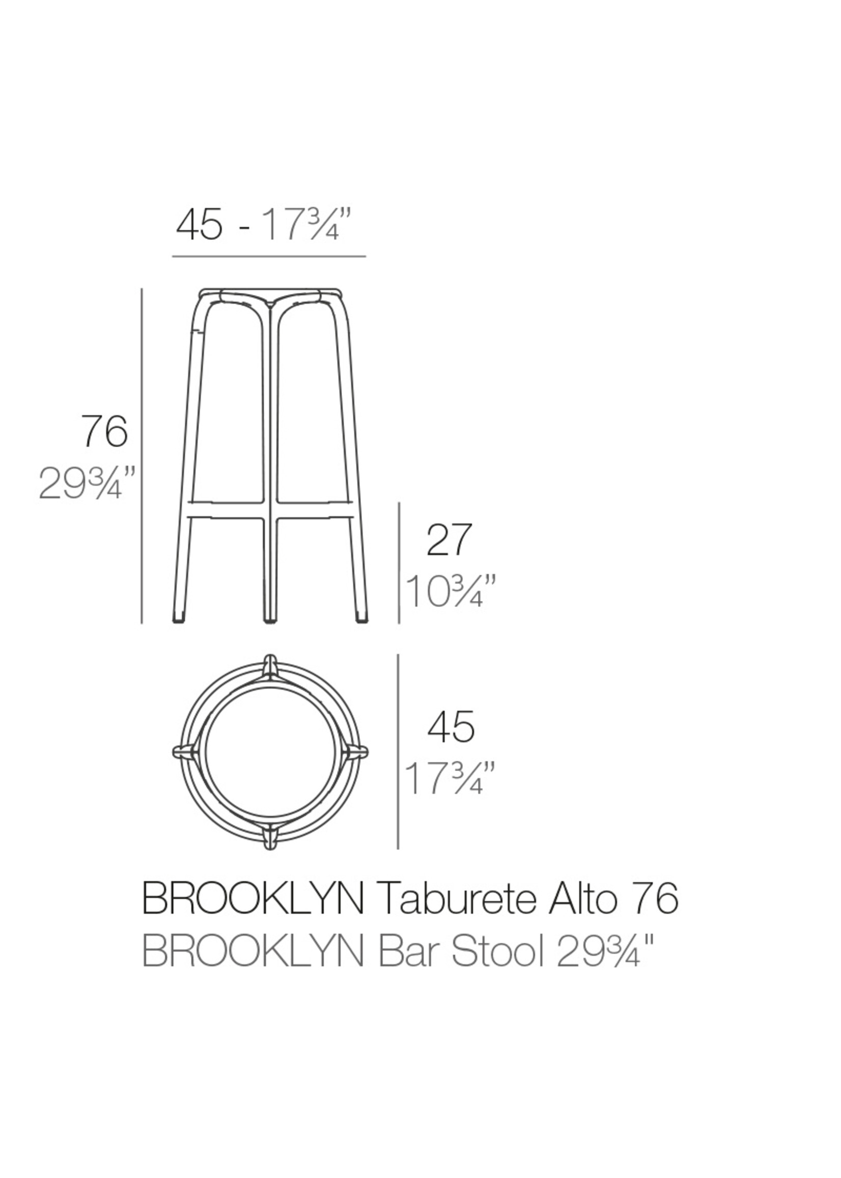 Vondom Brooklyn Bar Stool