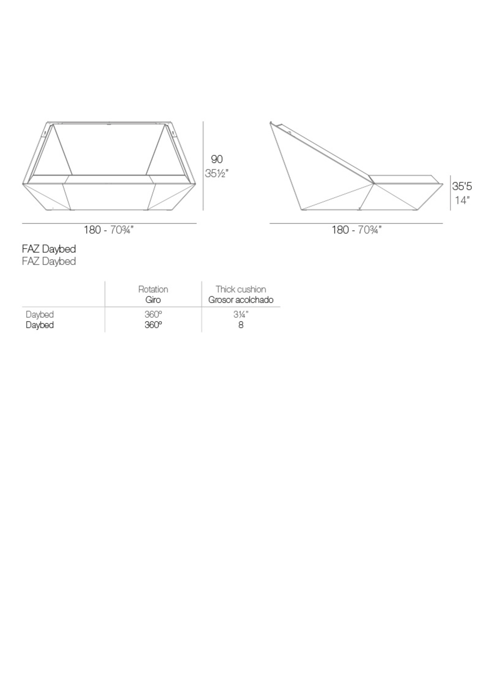 Vondom Faz Daybed