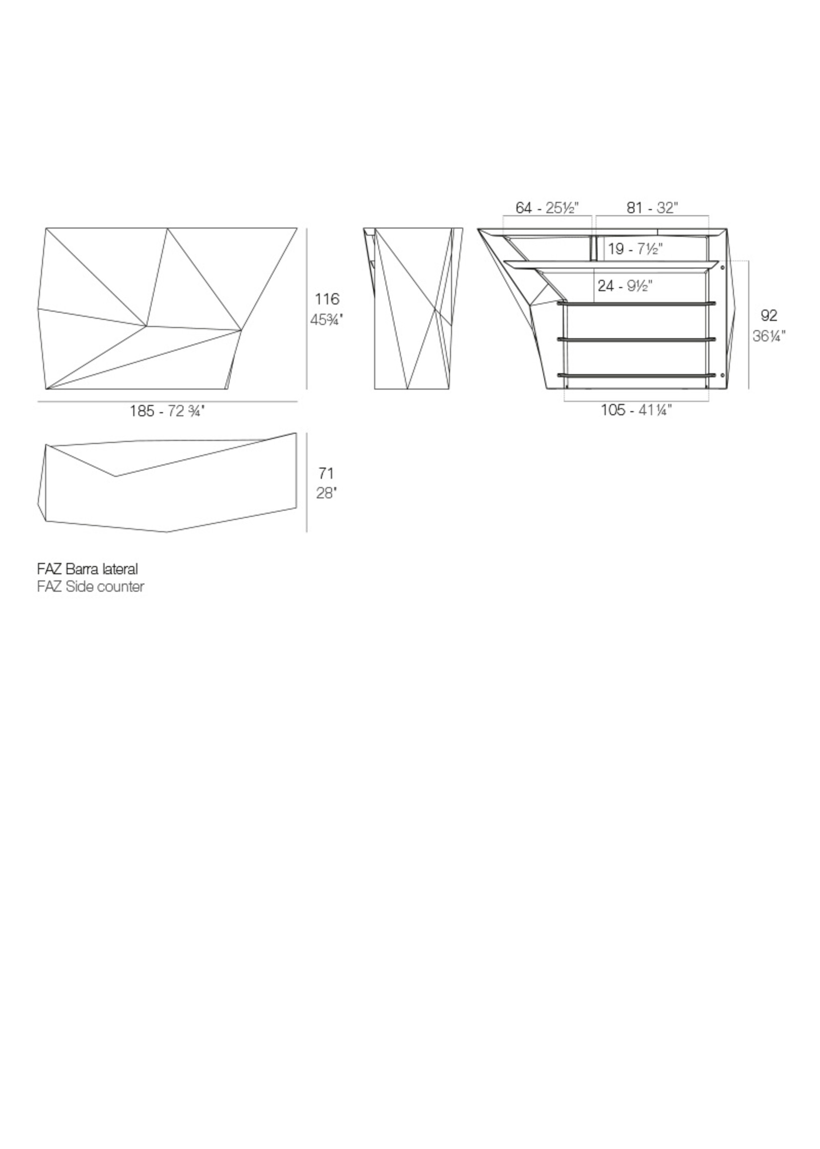 Vondom Faz End Counter