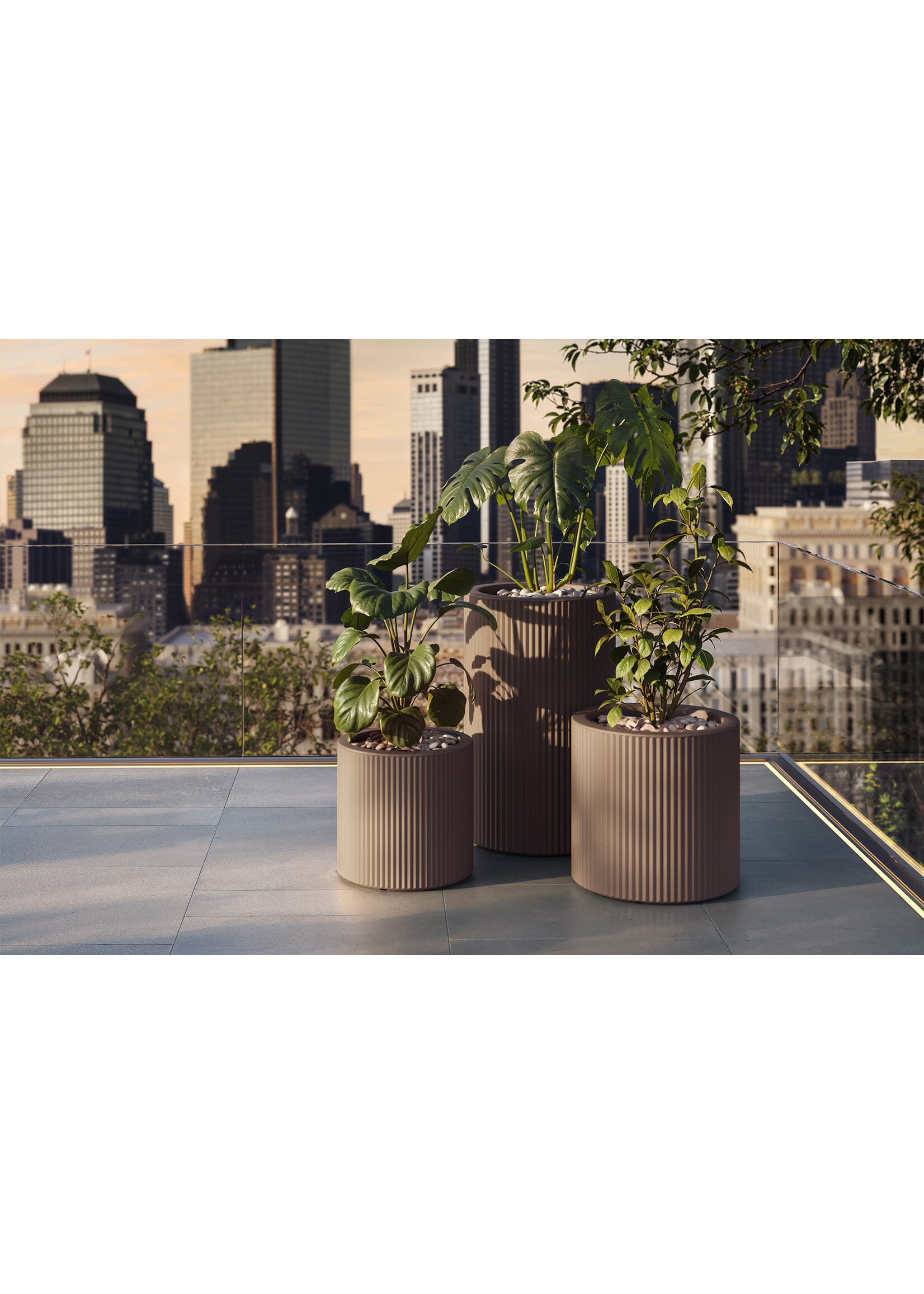 Vondom Gatsby Cilinder Planter Ø50x50