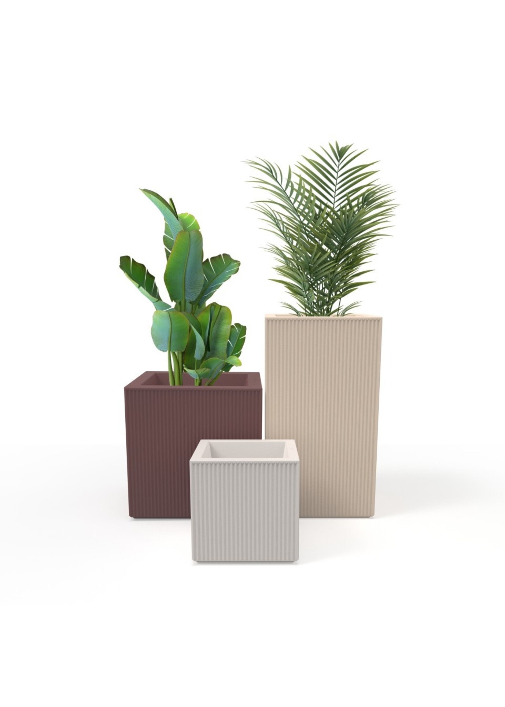 Vondom Gatsby Prisma Planter 40x40x40