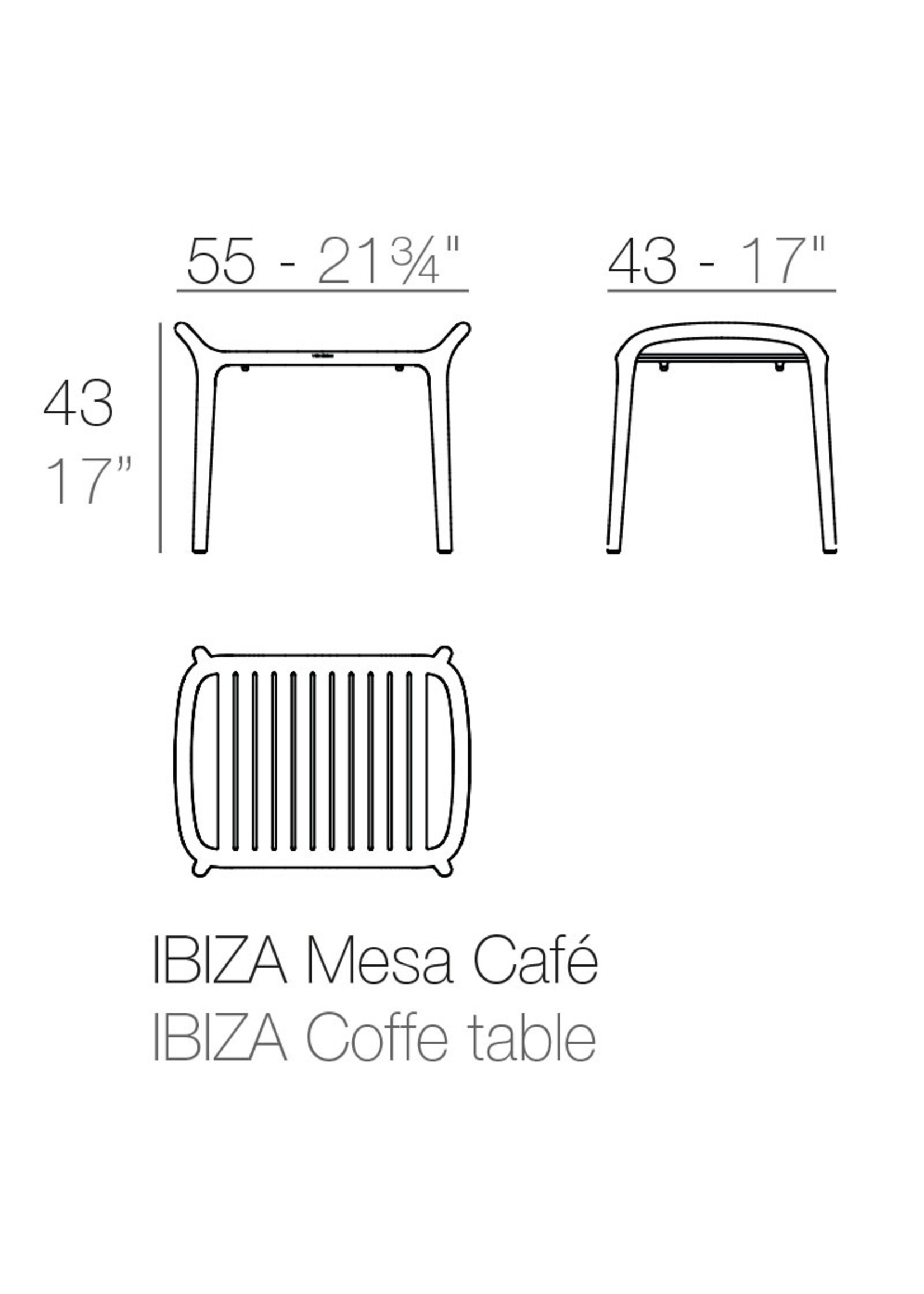Vondom Ibiza Side Table