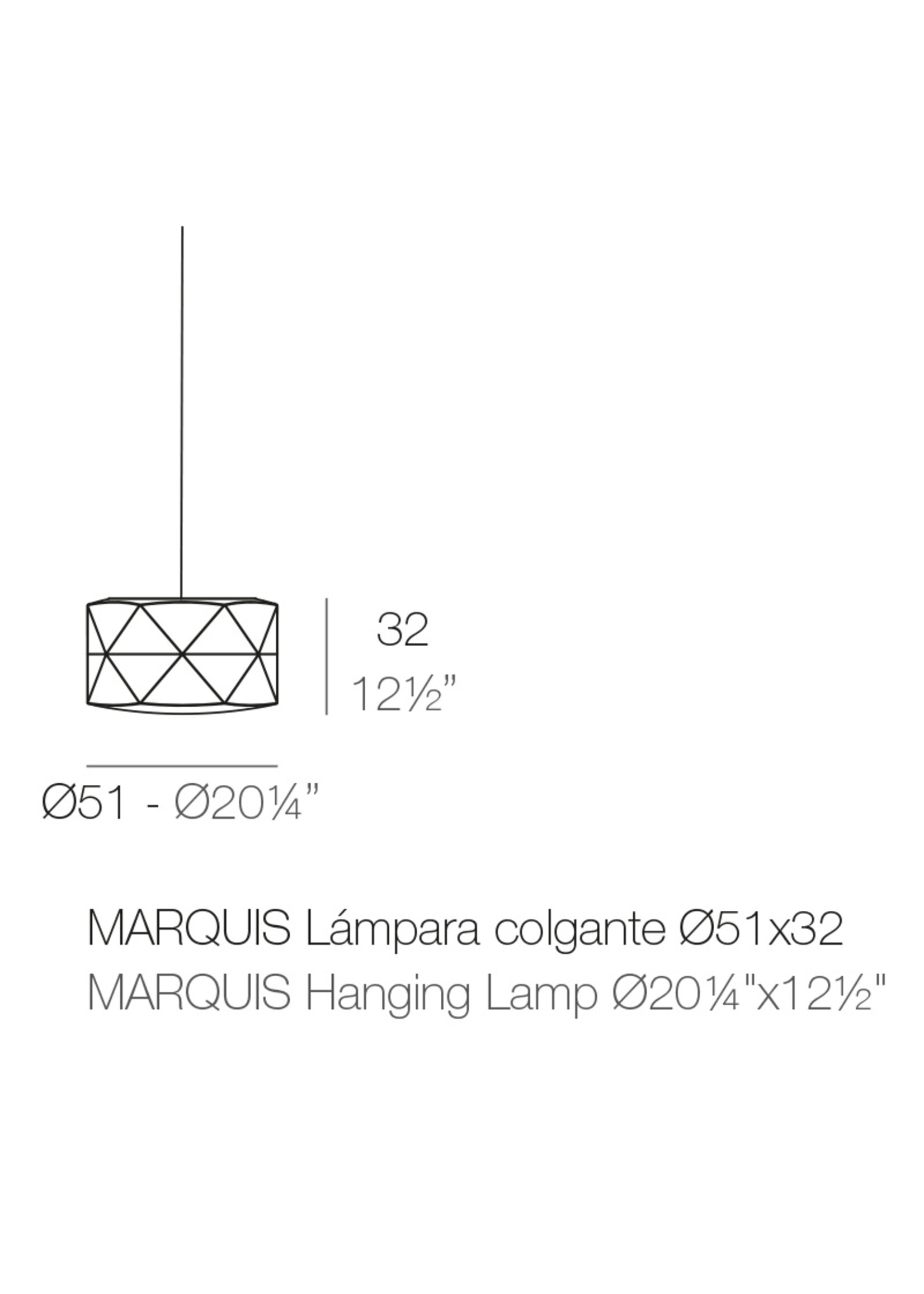 Vondom Marquis Hanging Lamp