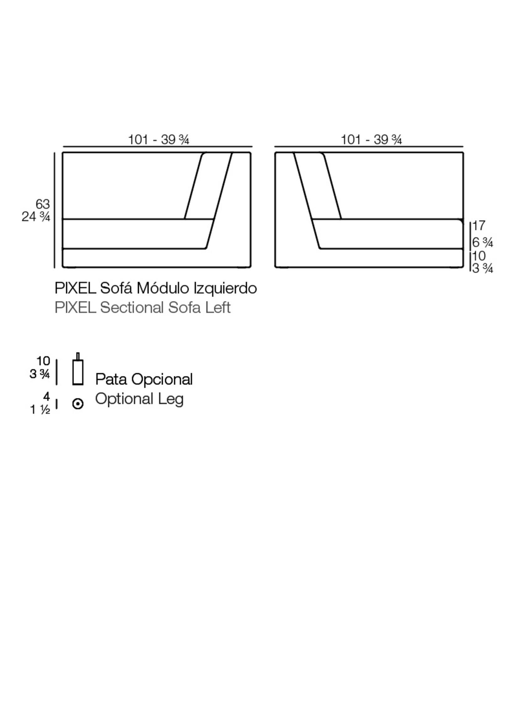 Vondom Pixel Left Section