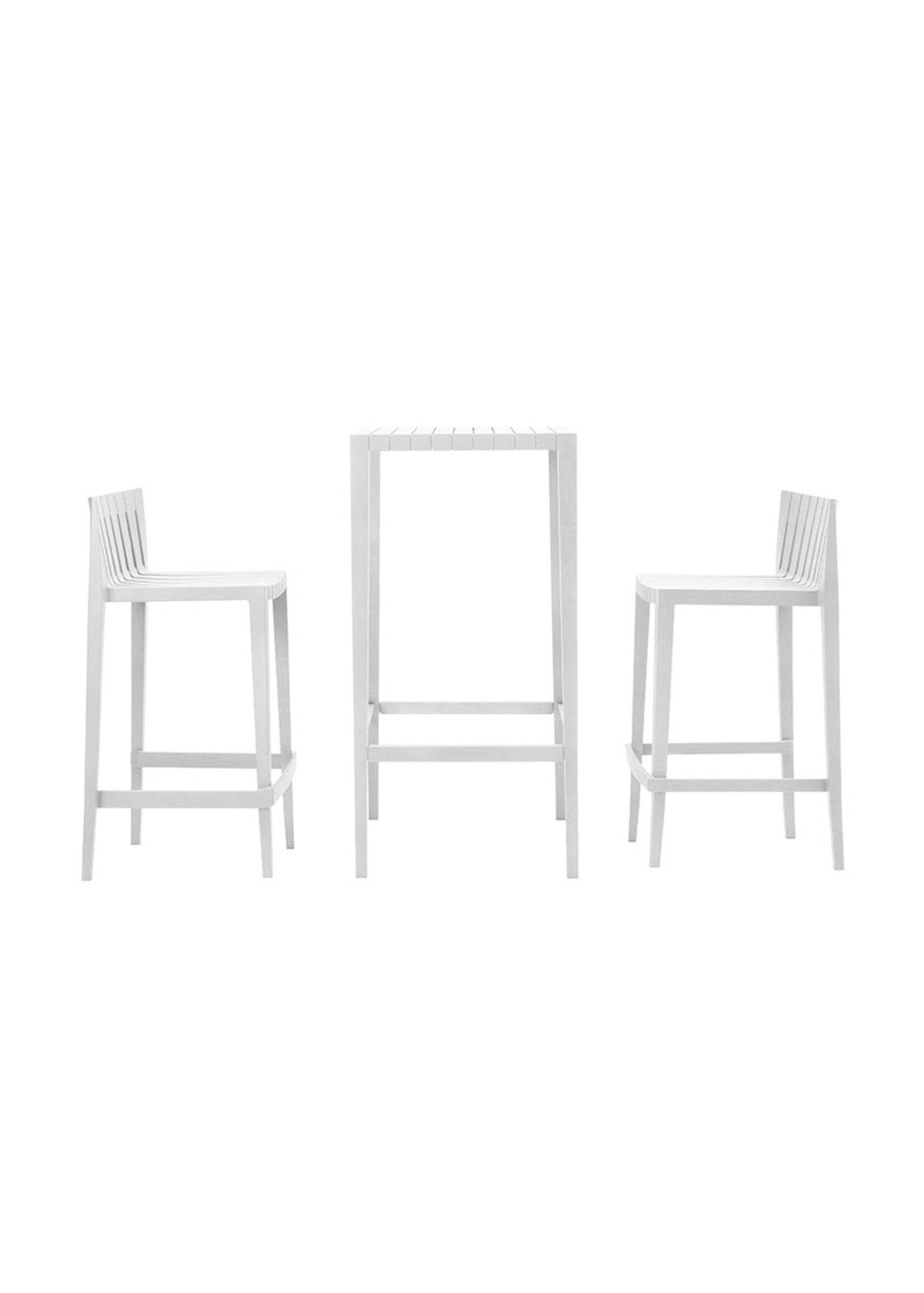 Vondom Spritz Bar Table + counter stools