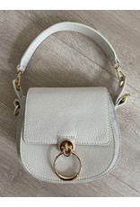 21Jewelz Lovely gold ring bag ecru