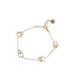 Go Dutch Label D&E | Little hoops bracelet - goud
