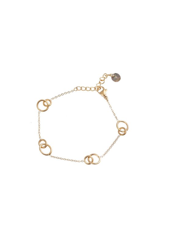 Go Dutch Label D&E | Little hoops bracelet - goud