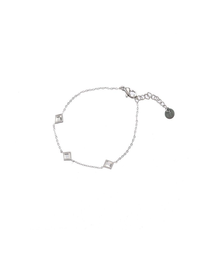 Go Dutch Label Diamond bracelet silver