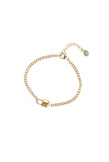 Go Dutch Label Key lock bracelet