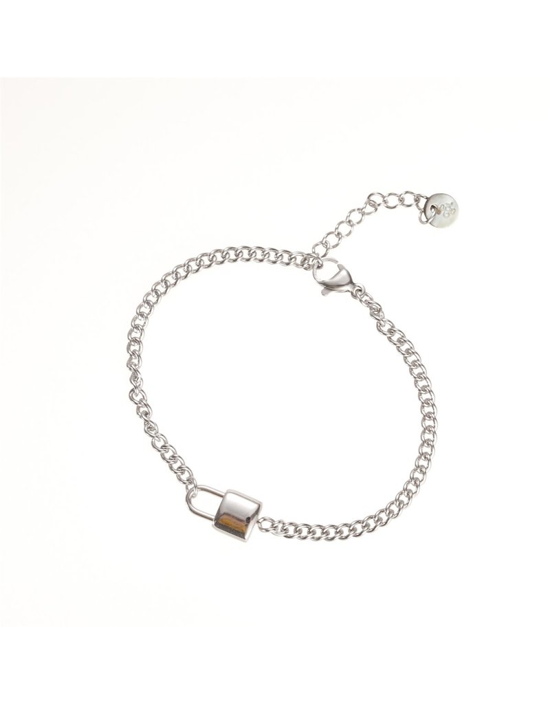 Go Dutch Label Key lock bracelet silver