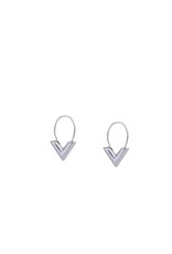 Go Dutch Label Small V earrings silver