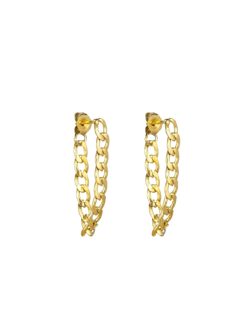 Go Dutch Label Chain earrings