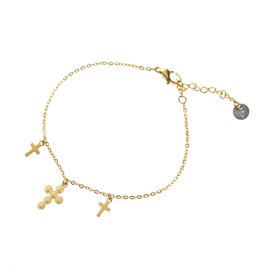 Go Dutch Label Trio cross bracelet