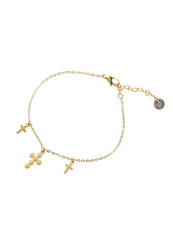 Go Dutch Label Trio cross bracelet