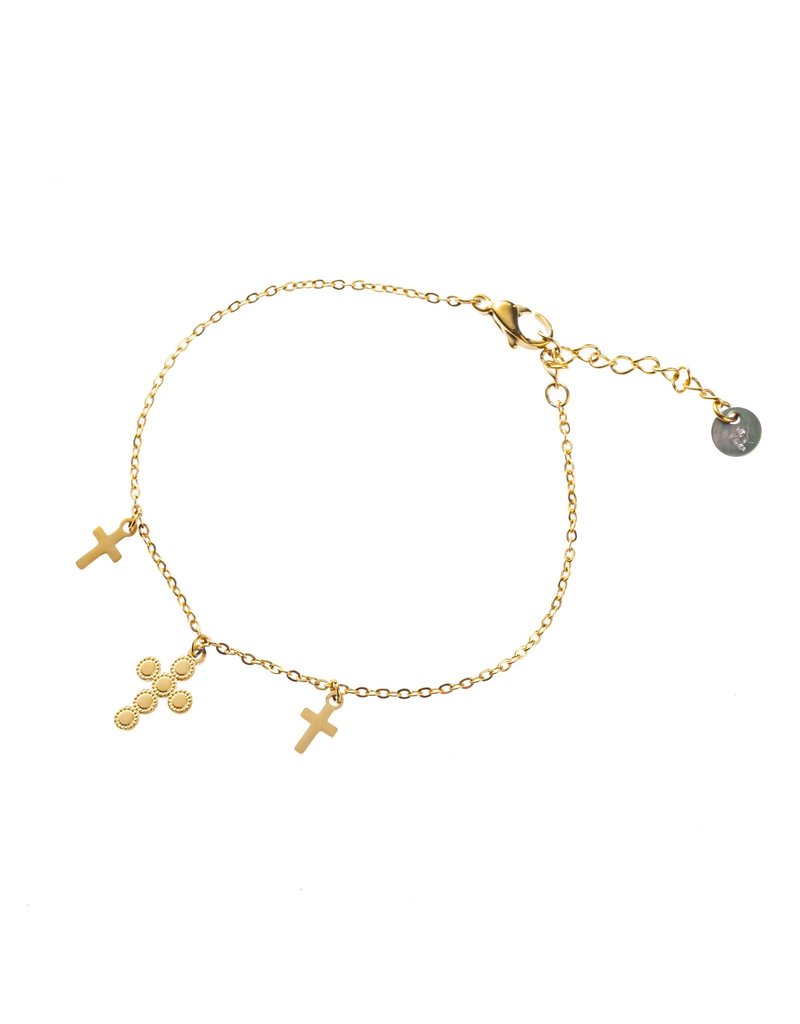 Go Dutch Label Trio cross bracelet