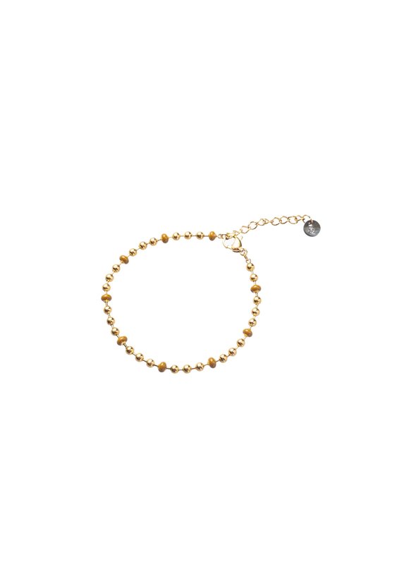 Go Dutch Label Khaki dots bracelet