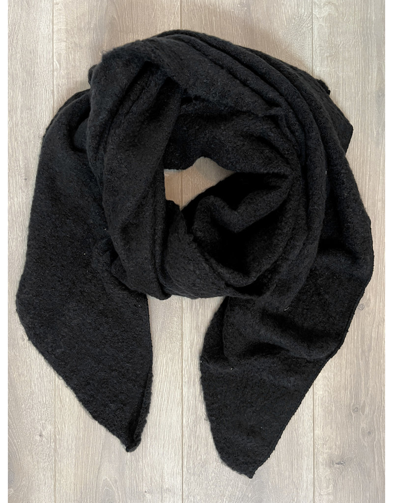 Soft black scarf