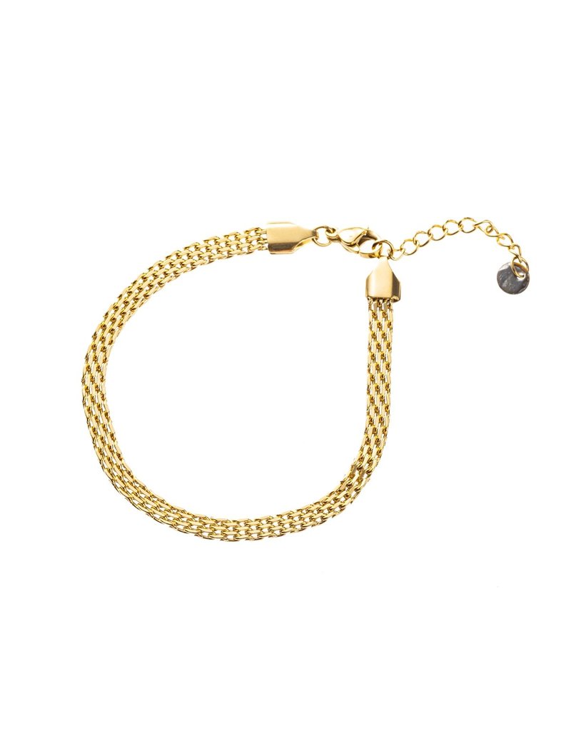 Go Dutch Label Flat bracelet gold
