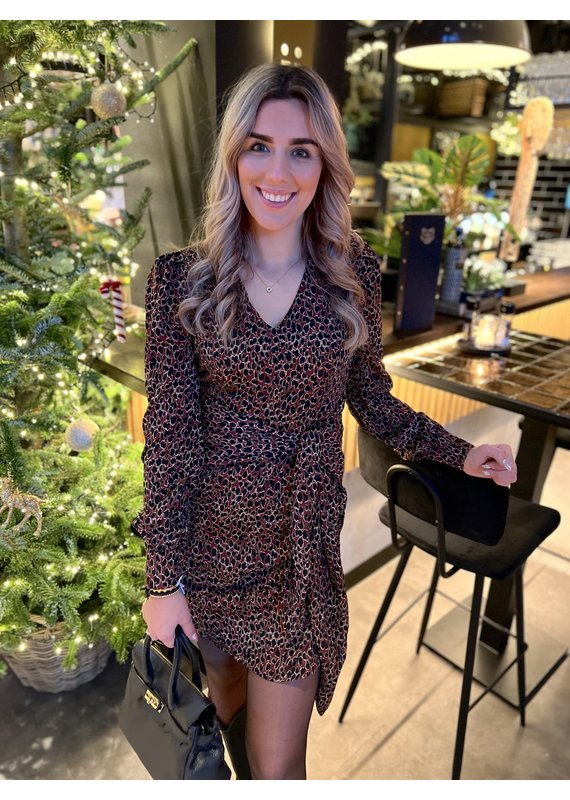Lofty Manner Dress Tjara leopard print
