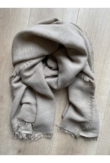 Cute basic scarf beige