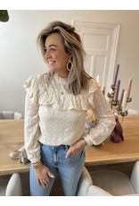 Favorite beige detail blouse