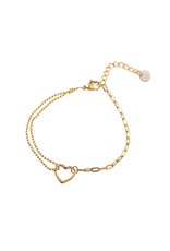 Go Dutch Label Cute chained heart bracelet