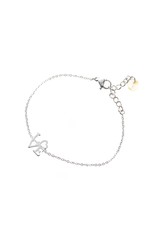 Go Dutch Label D&E | Love bracelet - zilver