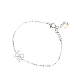 Go Dutch Label D&E | Love bracelet - zilver