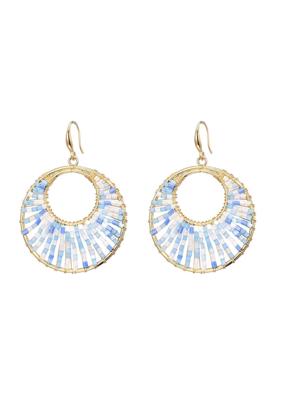 21Jewelz Beads earrings blue