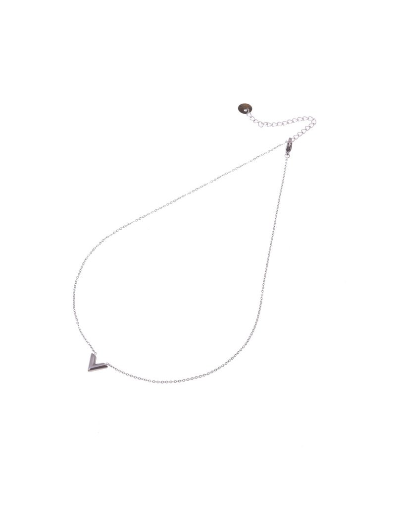 Go Dutch Label D&E | V ketting - zilver