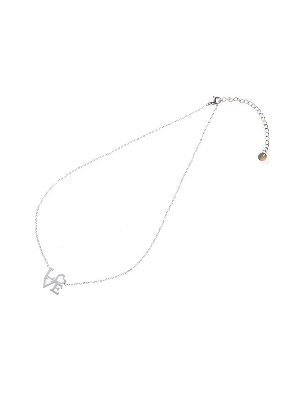 Go Dutch Label D&E | Love necklace - zilver