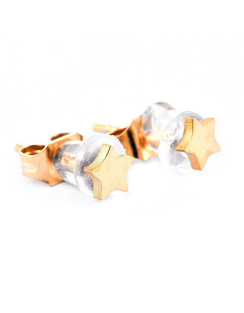 Go Dutch Label D&E - Sterren studs - goud