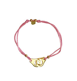 21Jewelz Linked bracelet pink
