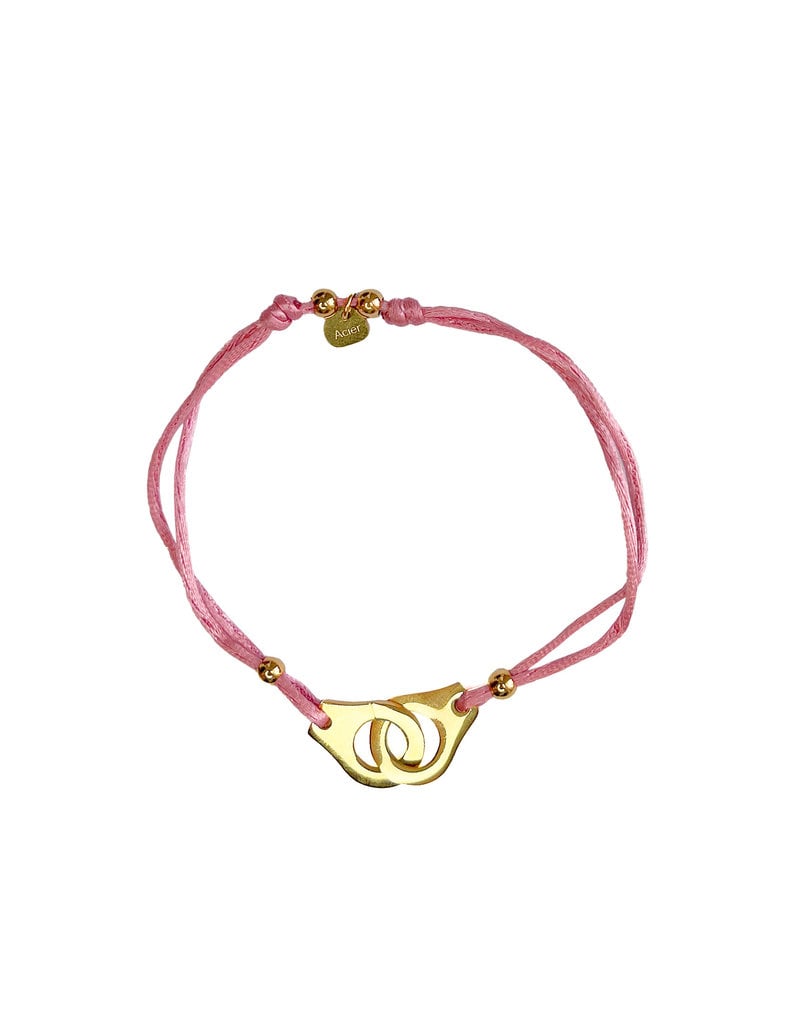21Jewelz Linked bracelet pink