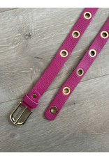 21Jewelz Musthave Gold Ring Belt | Fuchsia