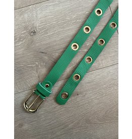 21Jewelz Musthave Gold Ring Belt | Green