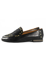 Babouche Babouche - Studded leather loafer black